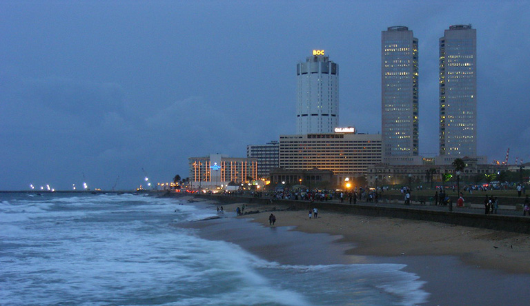 colombo-beach-at-night-srilanka
